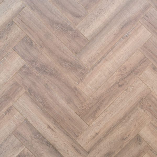 Floer Visgraat Laminaat Gerookt Wit Eiken Vloer