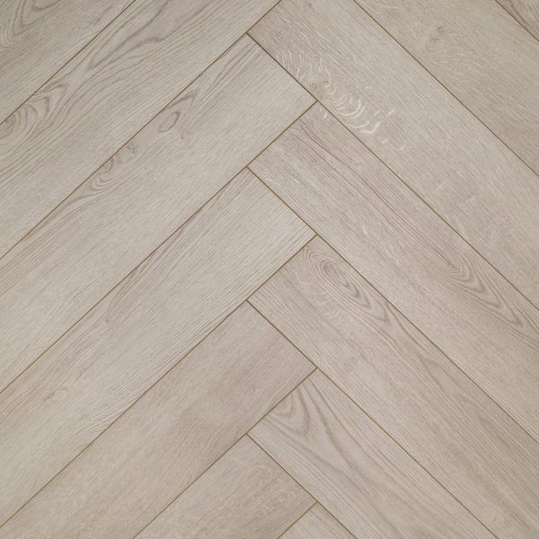 Floer Visgraat Laminaat Grijs Eiken Vloer