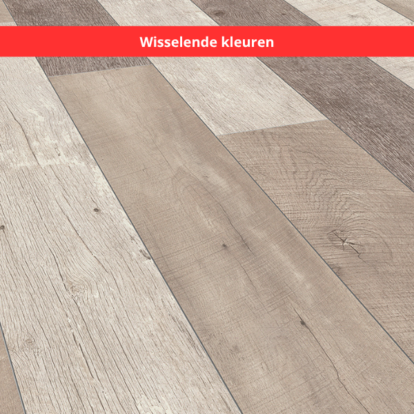 Floer Sloophout Laminaat Vloer Versleten Planken Licht Eiken