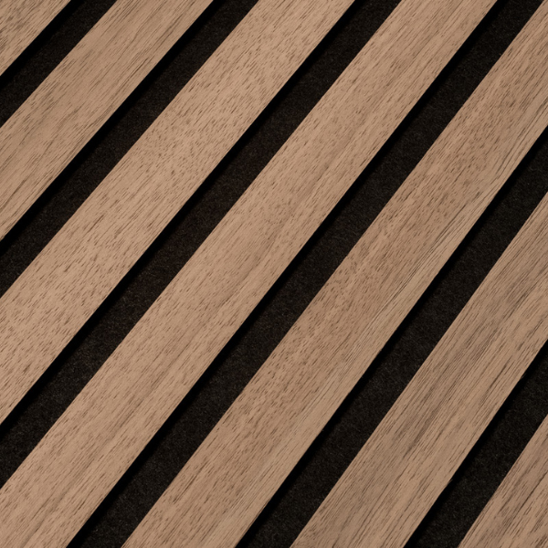 Floer Akupanel Wandpaneel Lichtbruin Noten