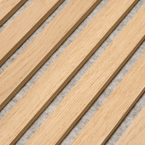 Floer Akupanel Wandpaneel Onbehandeld Eiken Grijs