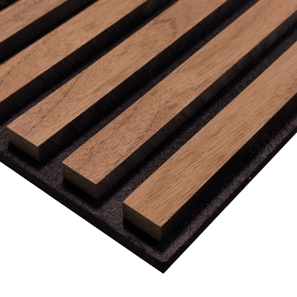 Lattenwand Walnoot Eiken