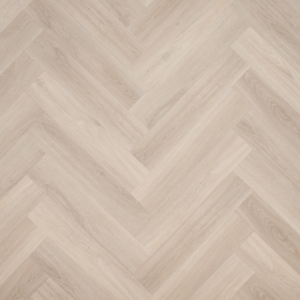 Floer Landhuis Visgraat PVC Puur Eik