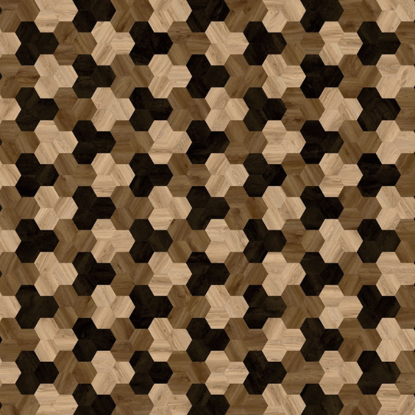 Moduleo Moods Hexagon Cluster 622 combi - 613 + 611 + 612