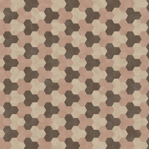 Moduleo Moods Hexagon Cluster 623 combi - 616 + 618 +617