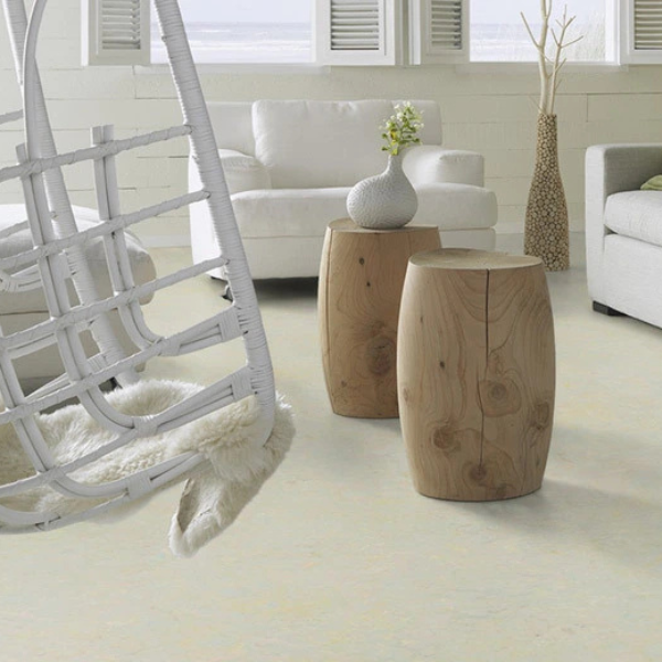 Forbo Marbled Splash Marmoleum Limoncello 3431 Sfeer